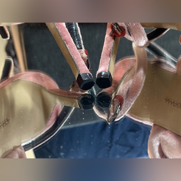 MARCO DE VINCENZO Velvet Sandals - PINK! - Picture 9 of 9